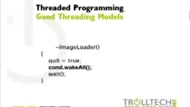 Qt DevDays 2005 - Threaded Programming: Andreas Aardal Hanssen смотреть онлайн