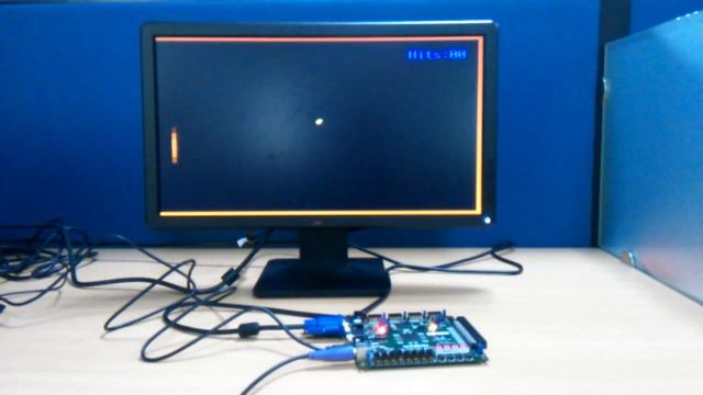 Pong game using Spartan 3e-500 смотреть онлайн