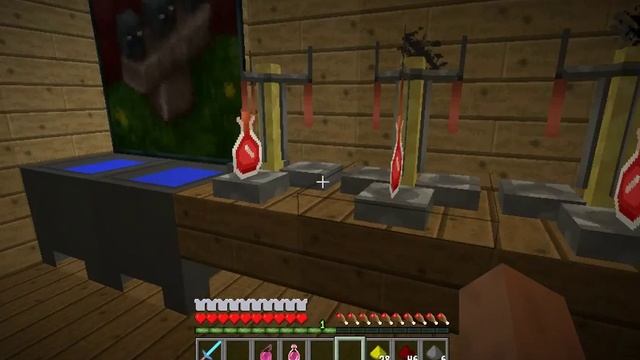MineCraft зельеварение-как сделать зелья лечения