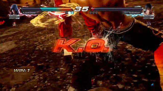 TEKKEN 7 WITH FRIENDS!! 205ENT (JIN) VS. REALBROTHA32 (LAW) #YoutubeGaming #GlitchNation #Tekken