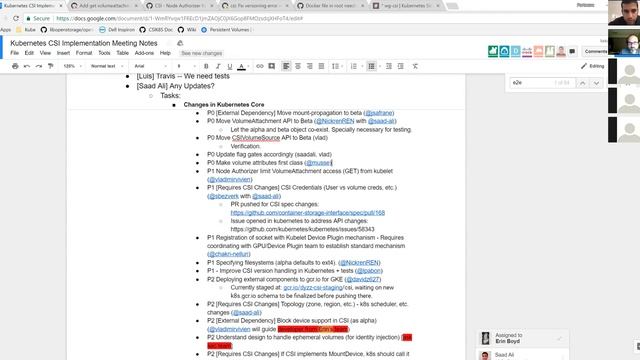 Kubernetes SIG Storage - CSI Implementation Workgroup 20180117 смотреть онлайн