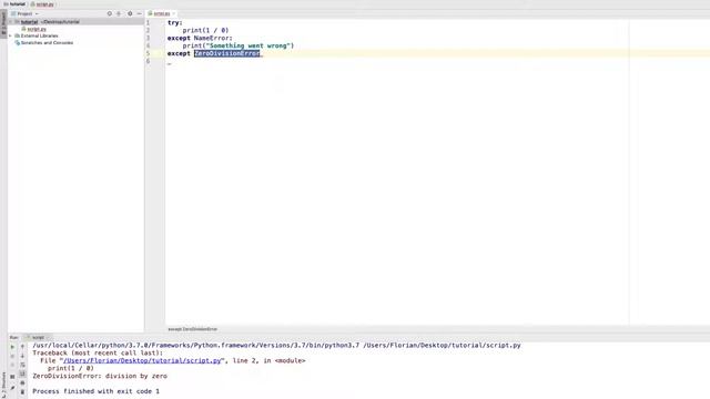 Programmieren verstehen mit Python #39 - Try Except Block смотреть онлайн