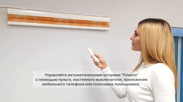 Шторы "Плиссе" с электроприводом на автоматическом управлении | ЖАЛЮЗИНСК смотреть онлайн