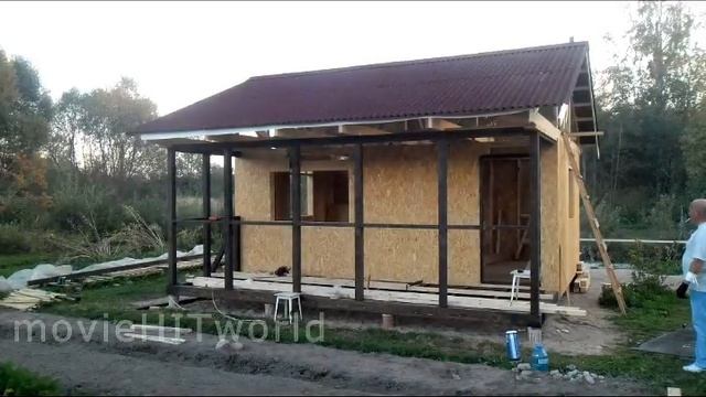 Дачный домик своими руками,с нуля! смотреть онлайн