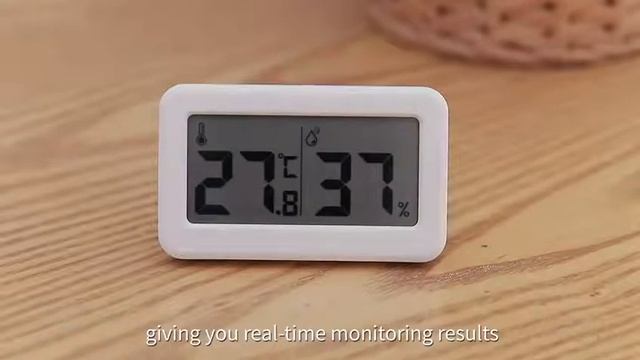 Термометр-гигрометр электронный комнатный /погодная станция для измерения температуры и влажности смотреть онлайн