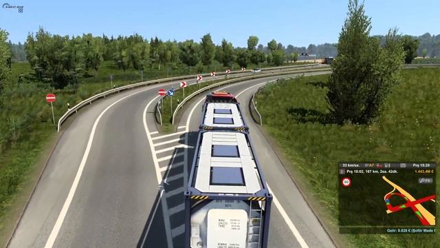 Euro Truck Simulator 2 - Hannover to Hamburg - 74 DLC v1.43.3.40s смотреть онлайн