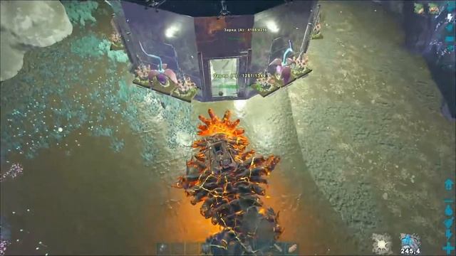 ARK мега плавилка металла . Топ дино для фарма металла. смотреть онлайн