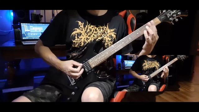 Rammstein Tone Guitar playthrough using Cubase LE 10.5 and free vst plugins смотреть онлайн