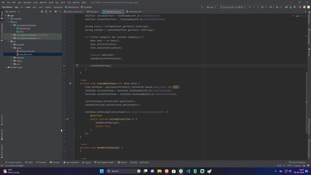 How to create Notes app in Android Studio | Java | Full Video смотреть онлайн