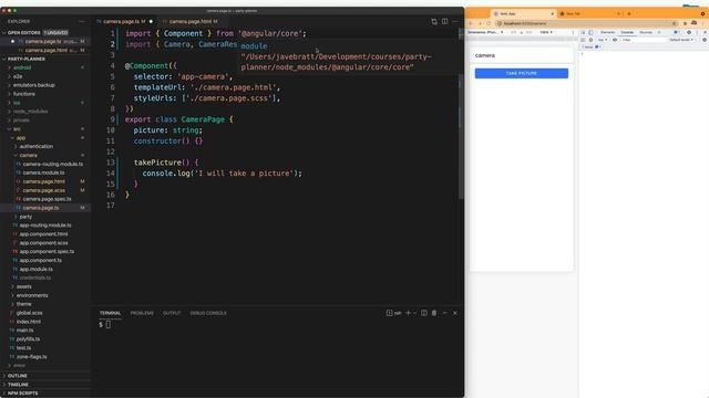 Use Capacitor to access the device's Camera with Ionic Framework смотреть онлайн