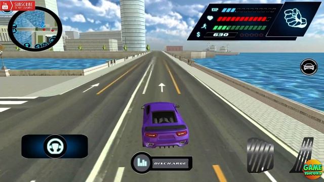 Flying Hero Stickman Vs Giant Red Robot Simulator Gangster City Android Game Play смотреть онлайн