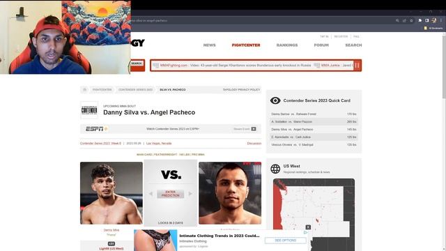 Full Card Predictions for Contender Series 2023: Week 8 #dwcs #mma смотреть онлайн