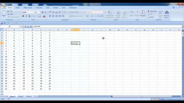 Microsoft Excel 2007 Useful Tricks-2 Step By Step Hindi/urdu