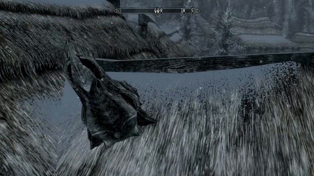 Skyrim - Dead Dragon ragdoll bug смотреть онлайн