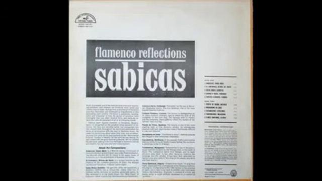 SABICAS Flamenco Reflections 1963 LP смотреть онлайн
