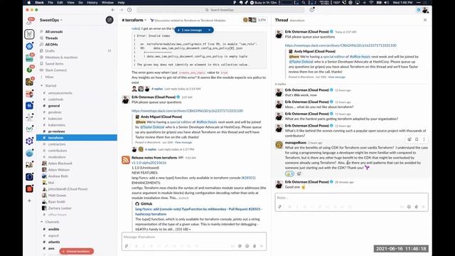 CDK for Terraform vs Vanilla Terraform | Cloud Posse Guest Speaker: Taylor Dolezal смотреть онлайн