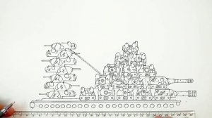 Как нарисовать танк кв-54 || How to draw a kv-54 tank
