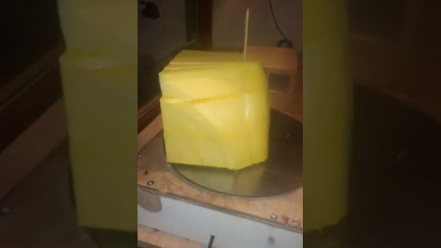 Резка пенопласта на поворотном столе. смотреть онлайн