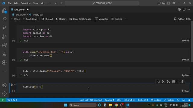 How to use Zerodha kite api Free | Setup kite api free with python смотреть онлайн