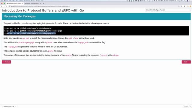 Install and Configure Protocol Buffers (protobuf) and gRPC for Go (golang) смотреть онлайн