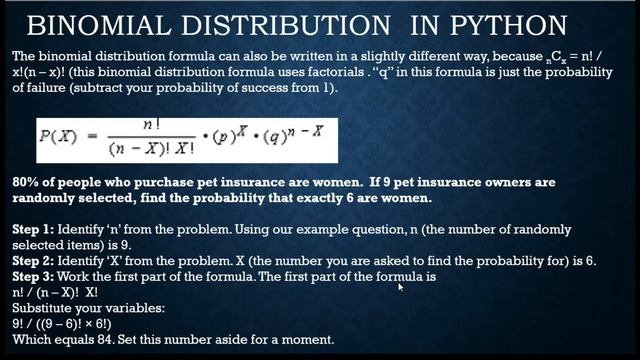 Python for Data Analysis Probability Distributions смотреть онлайн