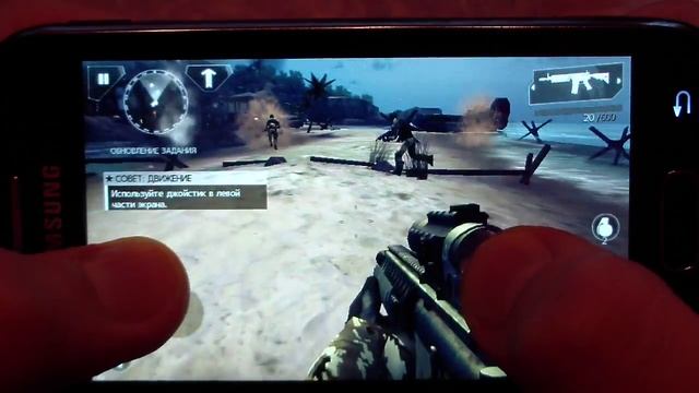 Обзор на Moderan Combat 4 zero hour на Galaxy Ace 2 смотреть онлайн