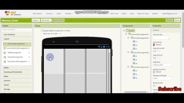 Make Memory Game || MIT App Inventor || Part 1 || By Krishna Raghavendran смотреть онлайн