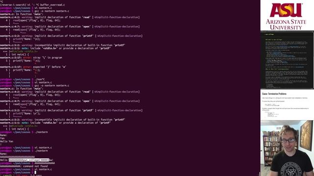pwn.college - Memory Errors - Causes of Disclosure смотреть онлайн