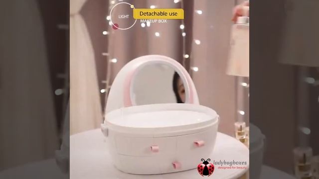 LED Mirror Makeup Organizer смотреть онлайн
