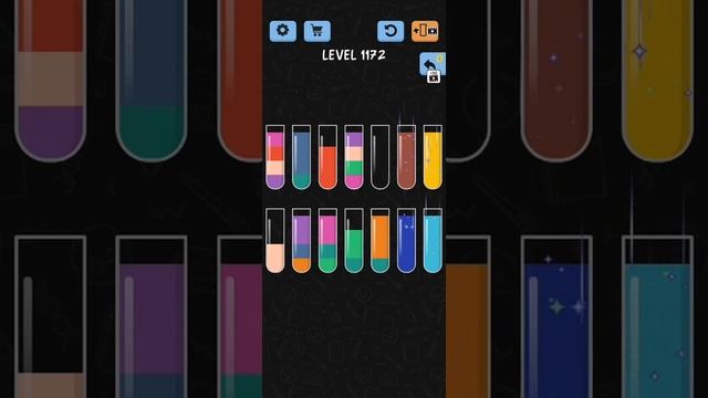 Water Color Sort Level 1171 1172 1173 1174 1175 WalkThrough Solution Gameplay смотреть онлайн