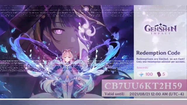 [Genshin Impact] Redeem Codes From 2.1 Livestream смотреть онлайн