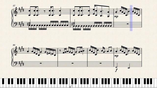Little Dark Age - MGMT Piano Sheet Music & Tutorial смотреть онлайн