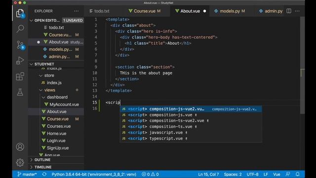 Django and Vue Learning Management System (LMS) Tutorial - Part 10 - Misc смотреть онлайн