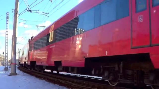 Электропоезд ЭД4МКМ-АЭРО-0005 "Аэроэкспресс" смотреть онлайн