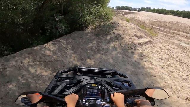 СЫНОТЕЦ Покатуха с Кирюхой на Квадроцикле 200 кубов проводим время здорово смотреть онлайн