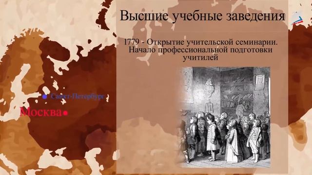 Образование в России XVIII в. Российская наука и техника в XVIII в. смотреть онлайн