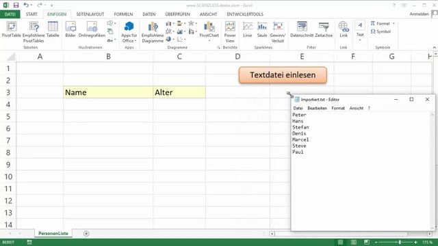 EXCEL VBA Fortgeschrittene #7 - Daten Aus Textdokument Einlesen / Importieren (Line InPut)