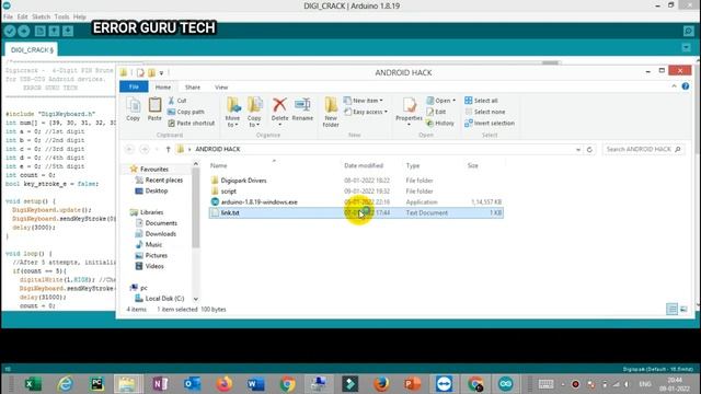 WINDOWS PIN UNLOCKED _ RUBBER_DUCKY |ERROR Guru (TAMIL) #RUBBERDUKY #ATTINY85 смотреть онлайн