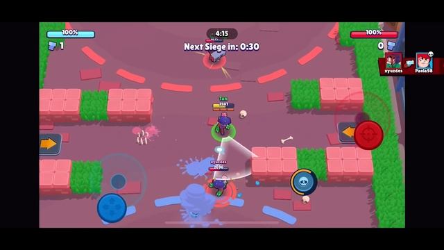 Brawl Stars - Gameplay Walkthrough Part 84 - New Brawler Rosa Siege (iOS, Android) смотреть онлайн