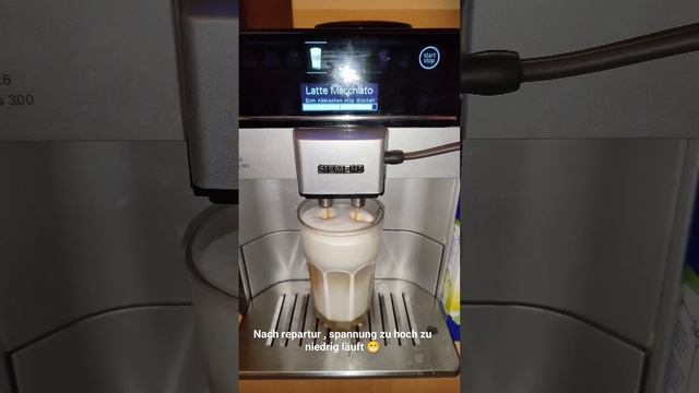 Siemens EQ6 spannung zu hoch zu niedrig , repariert und läuft ? смотреть онлайн