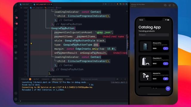 Flutter 2.2 ?GPay ?Apple Pay Integration Tutorial смотреть онлайн