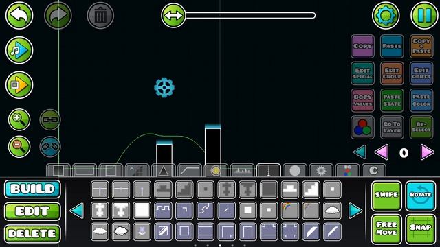 СТРОЮ УРОВЕНЬ ЗА 5 МИНУТ, 10 МИНУТ, 20 МИНУТ | Geometry Dash challenge смотреть онлайн