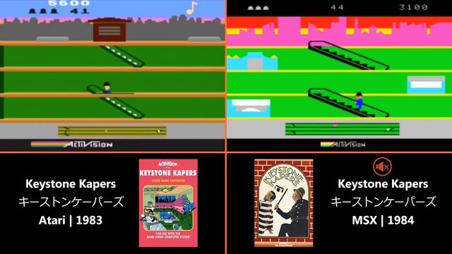 Keystone Kapers [Atari vs. MSX] ᴴᴰ смотреть онлайн