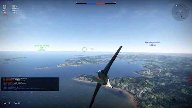 War Thunder Bomber Hunter! Ki-200 vs B-29 and B-17 Bombers! смотреть онлайн