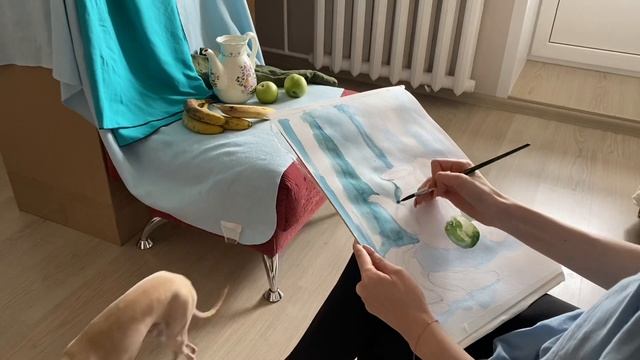 Акварельный натюрморт | Первая работа за три года смотреть онлайн