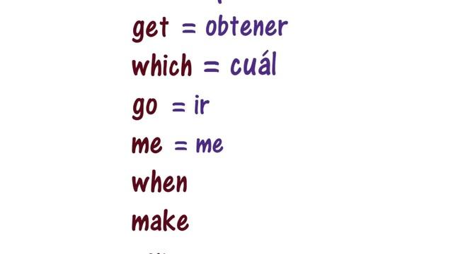 Spanish Words - 100 Most Common Words Translated - Covering 50% of Spoken Conversation! смотреть онлайн