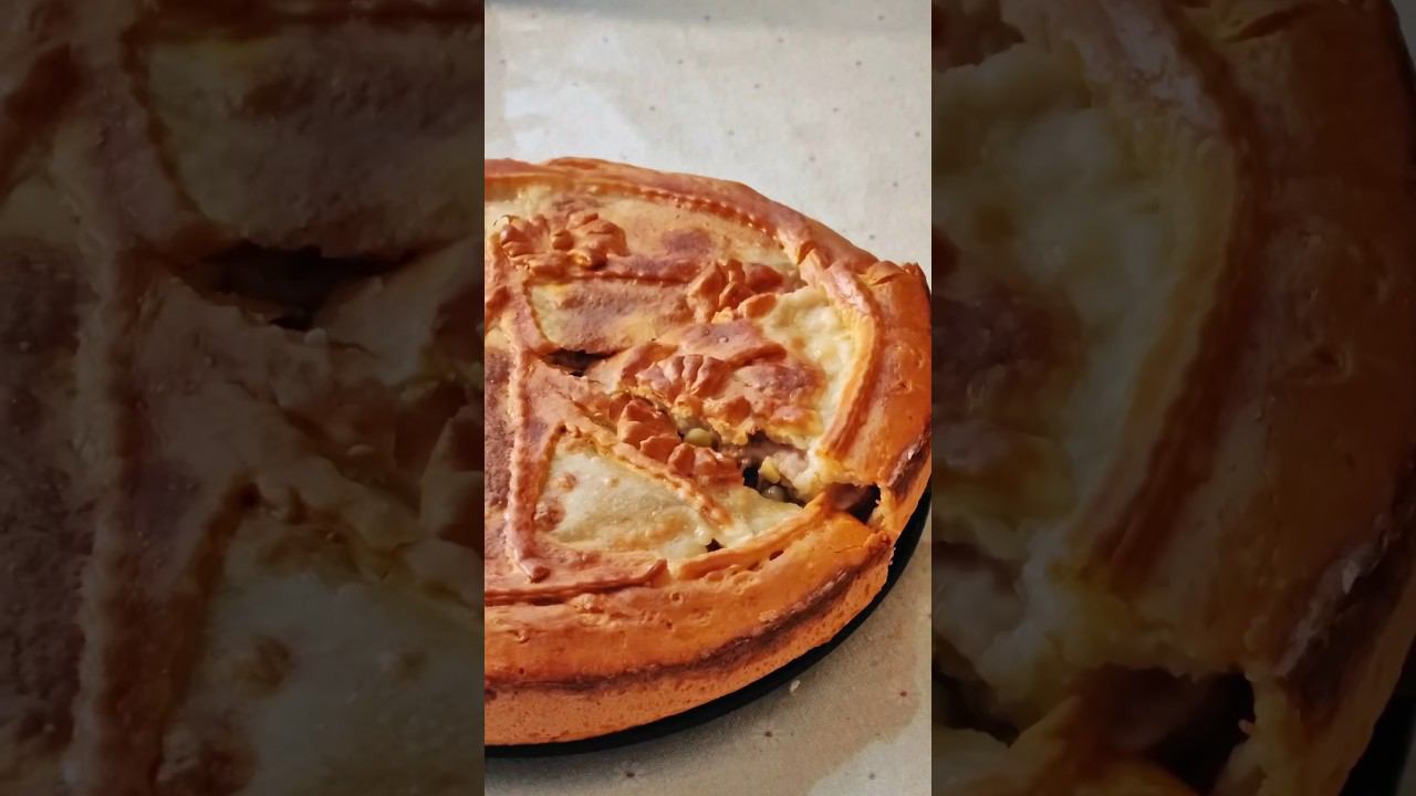 Мясной пирог с картофелем. Идеальное тесто. Рецепт, проверенный десятилетиями! #рецепт смотреть онлайн