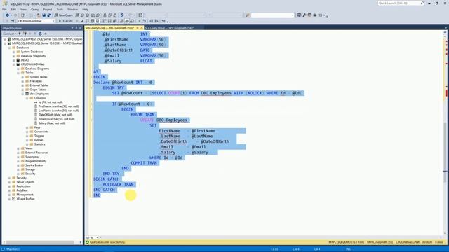 CRUD Operations Using ASP.NET Core And ADO.NET | With SQL Stored Procedures | .Net 7.0 смотреть онлайн