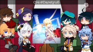 ~Genshin impact react to~ |Female traveler|