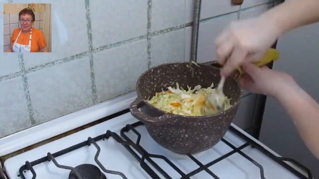 ГРИБНАЯ СОЛЯНКА С КАПУСТОЙ. Тушеная капуста с грибами рецепт смотреть онлайн